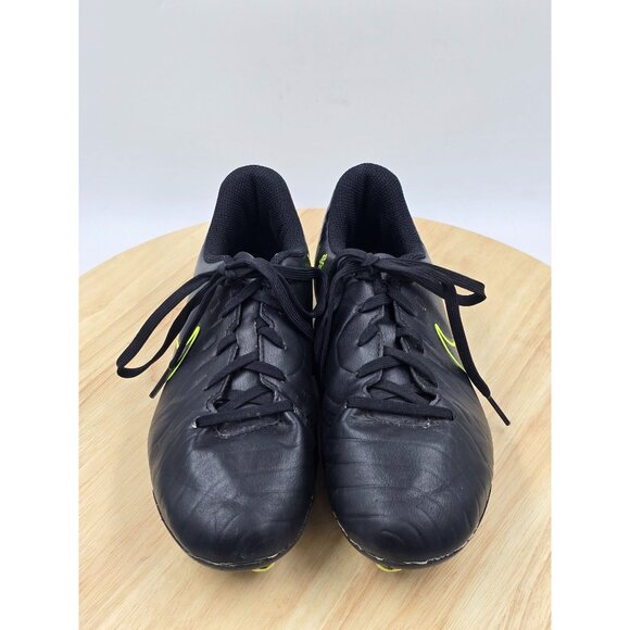 Nike Jr. Tiempo Legend 10 Club Soccer Cleats DV4352-001 Black Volt Size 3.5Y - Picture 3 of 8